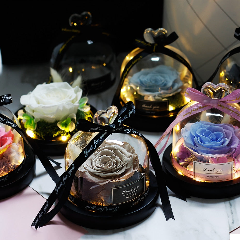 The Beauty and Beast Eternal Rose Anniversary Gift