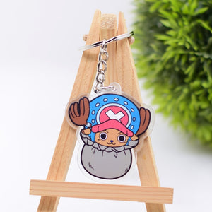 Popular Anime One Piece Cute Collectible Acrylic Keychains