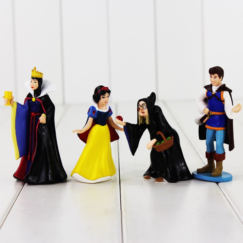 Snow White and the Seven Dwarfs Collectible Figure Toy Bundle (8pcs)
