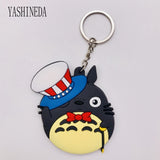 Studio Ghibli's My Neighbor Totoro Cute Anime 3D Figure Soft PVC Key Ring  Double Sided Key Holder Trinket Gift