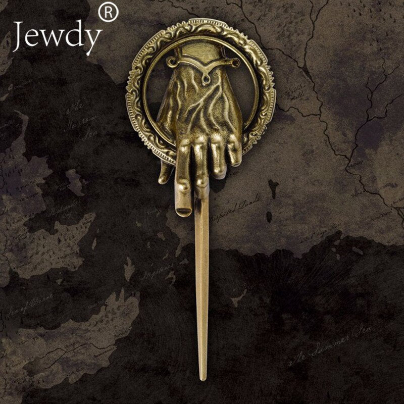 Game Thrones Brooch Pin - Hand of the King Inspired Authentic Badge Jewelry