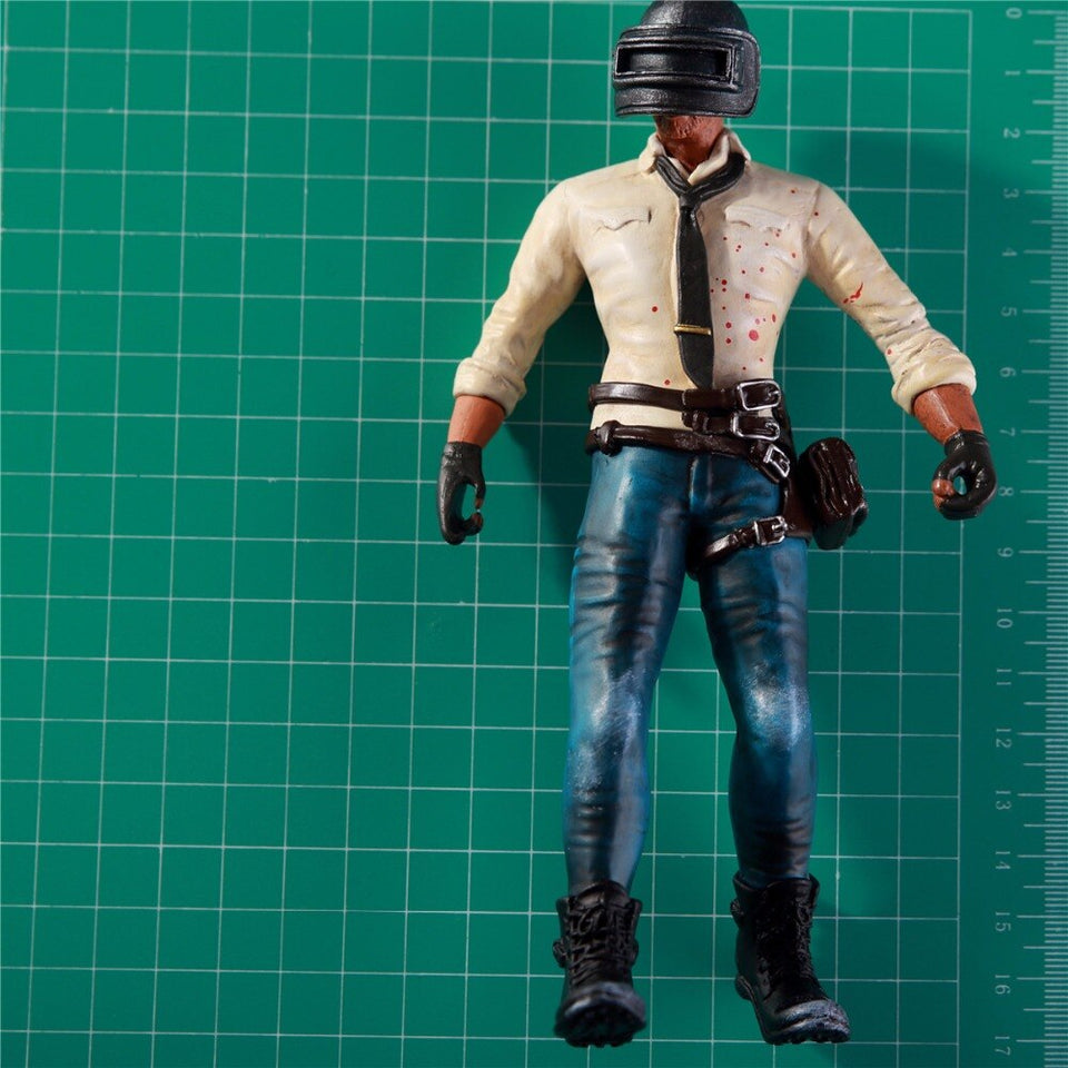 Popular Video Game PUBG Collectible PVC Action Figure Model (17cm)