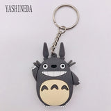 Studio Ghibli's My Neighbor Totoro Cute Anime 3D Figure Soft PVC Key Ring  Double Sided Key Holder Trinket Gift
