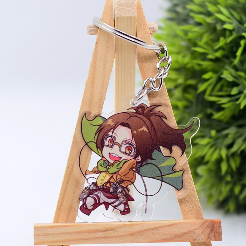 Attack on Titan Cute Character Collectible Acrylic Keychains 1st Set