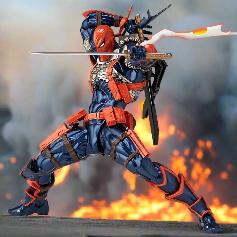 DC Comic's Deathstroke Collectible Action Figure Model Toy - Surprise Gift for DC Fans and Kids