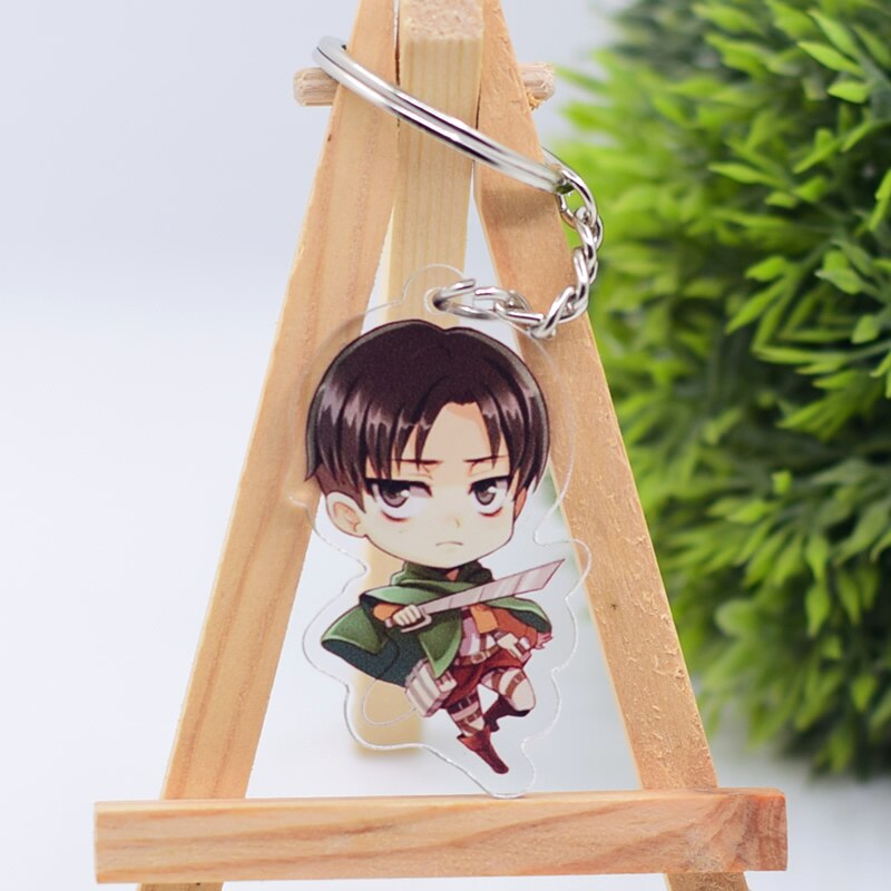 Attack on Titan Cute Character Collectible Acrylic Keychains 1st Set