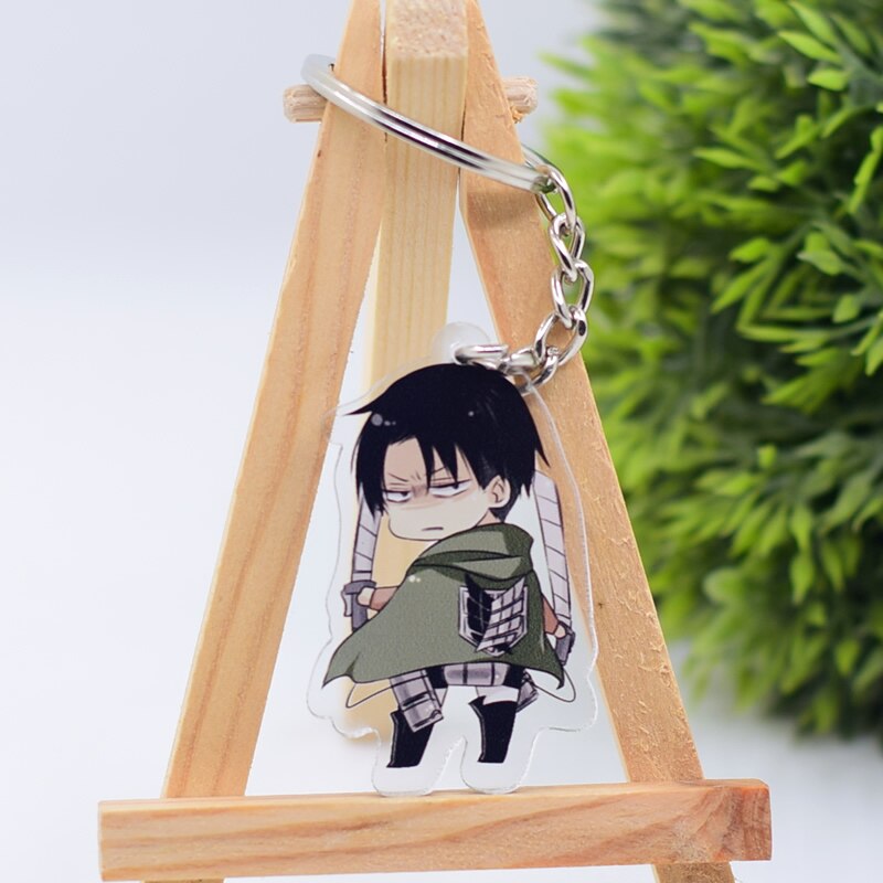 Attack on Titan Cute Character Collectible Acrylic Keychains 1st Set
