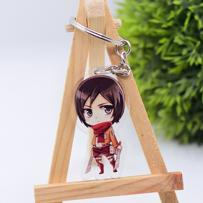 Attack on Titan Cute Character Collectible Acrylic Keychains 1st Set