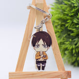 Attack on Titan Cute Character Collectible Acrylic Keychains 1st Set