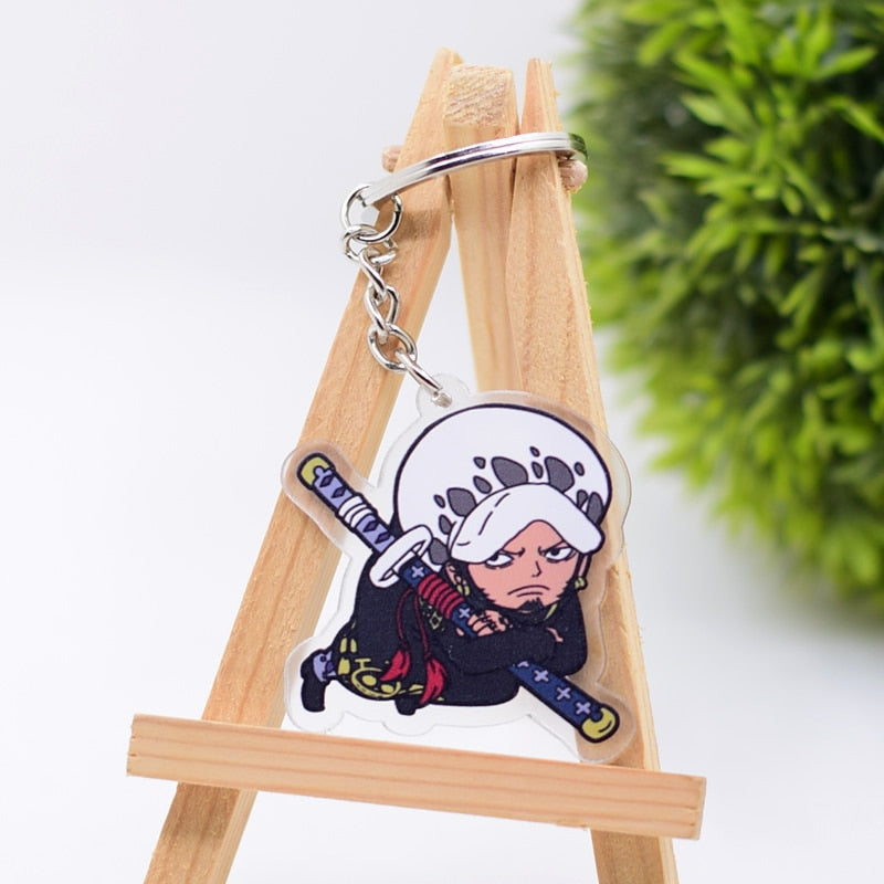 Popular Anime One Piece Cute Collectible Acrylic Keychains