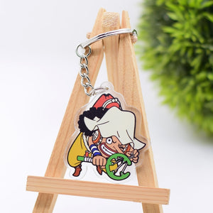 Popular Anime One Piece Cute Collectible Acrylic Keychains