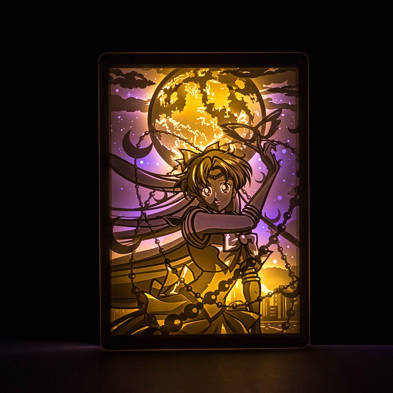 sailor moon Crystal Tsukino Usagi Sailor Venus Sailor Mercury inner senshi LED Night lights gift costume cosplay