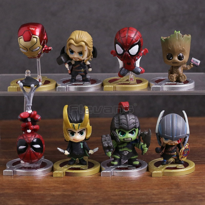 Infinity War Collectible Mini Super Heroes - PVC Action Figure Toy Bundle