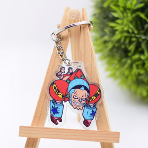 Popular Anime One Piece Cute Collectible Acrylic Keychains