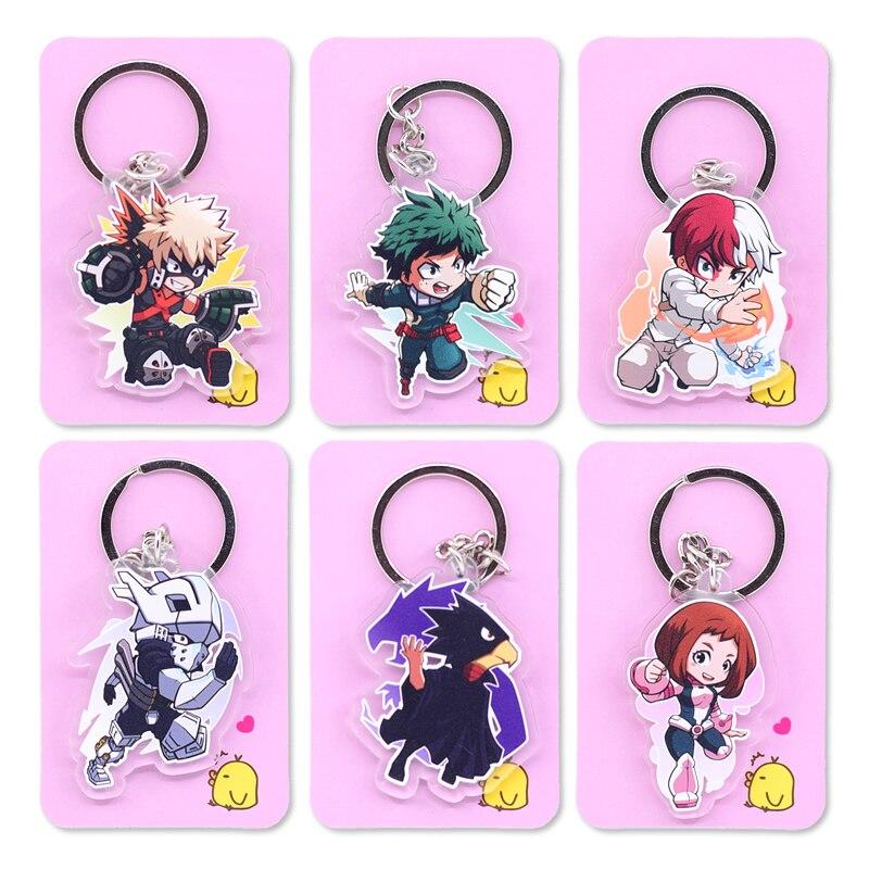 My Hero Academia Class 1-A Collectible Acrylic Keychain Accessory 1st Set