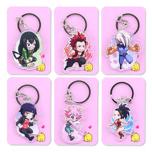 My Hero Academia Class 1-A Collectible Acrylic Keychain Accessory 1st Set