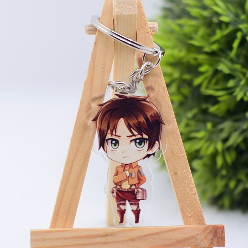 Attack on Titan Cute Character Collectible Acrylic Keychains 1st Set