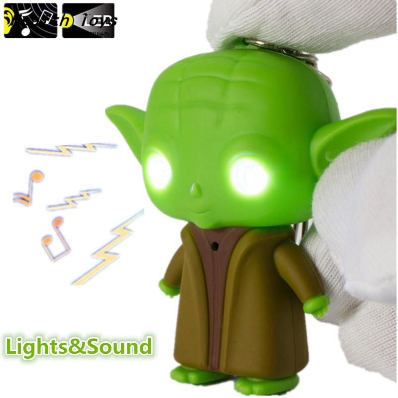Star Wars Character Inspired LED Flashlight  Collectible Keychains