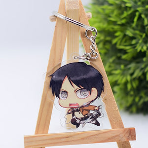 Attack on Titan Cute Character Collectible Acrylic Keychains 2nd Set