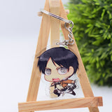 Attack on Titan Cute Character Collectible Acrylic Keychains 2nd Set
