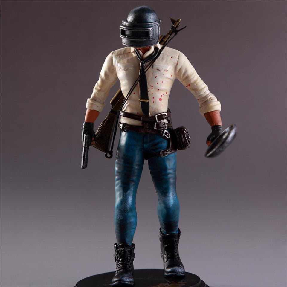 Popular Video Game PUBG Collectible PVC Action Figure Model (17cm)