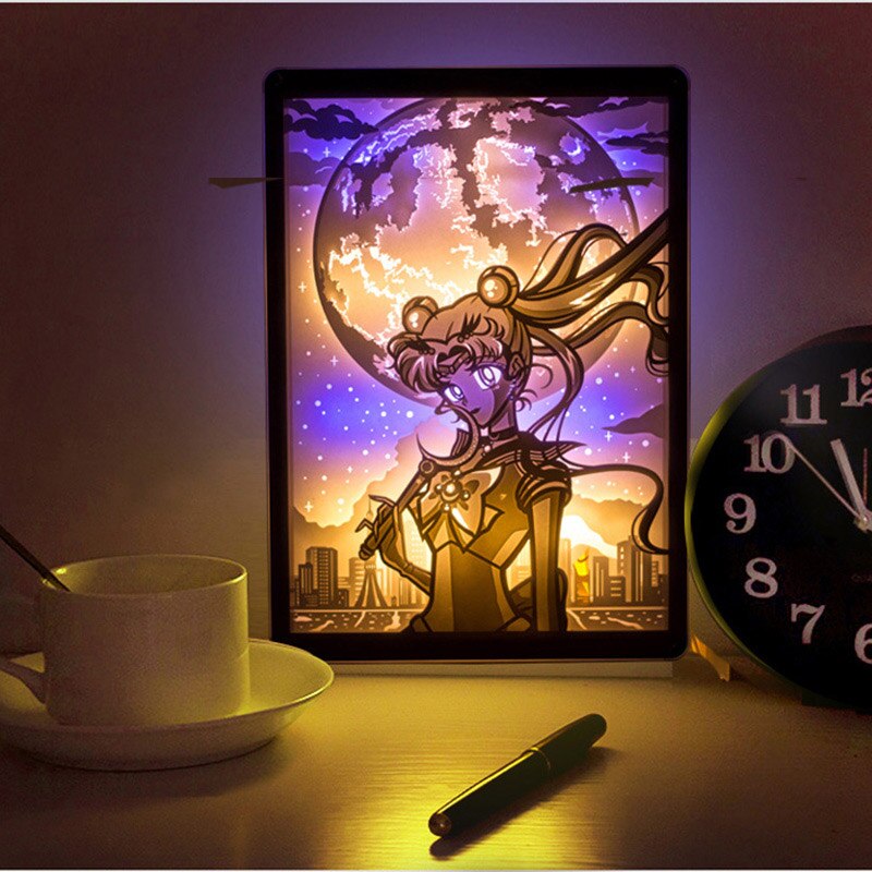 sailor moon Crystal Tsukino Usagi Sailor Venus Sailor Mercury inner senshi LED Night lights gift costume cosplay