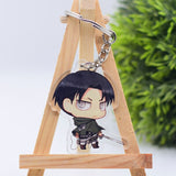 Attack on Titan Cute Character Collectible Acrylic Keychains 2nd Set