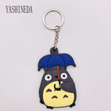 Studio Ghibli's My Neighbor Totoro Cute Anime 3D Figure Soft PVC Key Ring  Double Sided Key Holder Trinket Gift