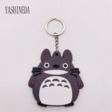 Studio Ghibli's My Neighbor Totoro Cute Anime 3D Figure Soft PVC Key Ring  Double Sided Key Holder Trinket Gift