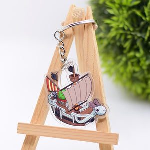 Popular Anime One Piece Cute Collectible Acrylic Keychains