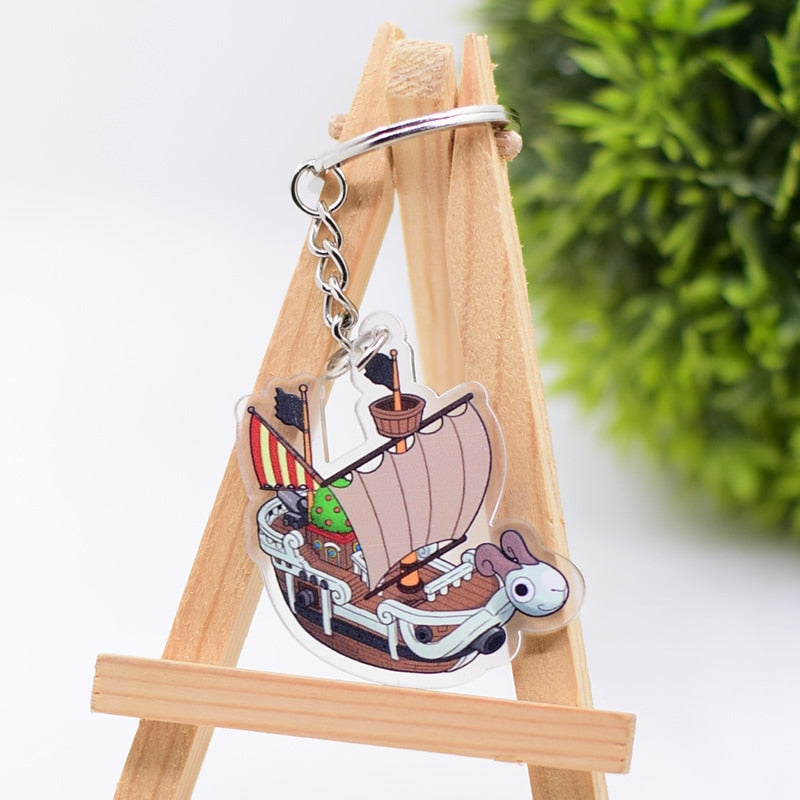 Popular Anime One Piece Cute Collectible Acrylic Keychains