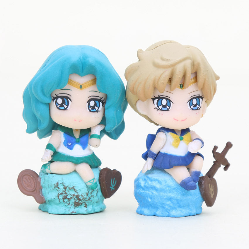 Collectible Sailor Warriors Cute Characters PVC Figure Toy Bundle (6pcs)