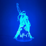 The Queen Freddie Mercury 3d Led Lamp