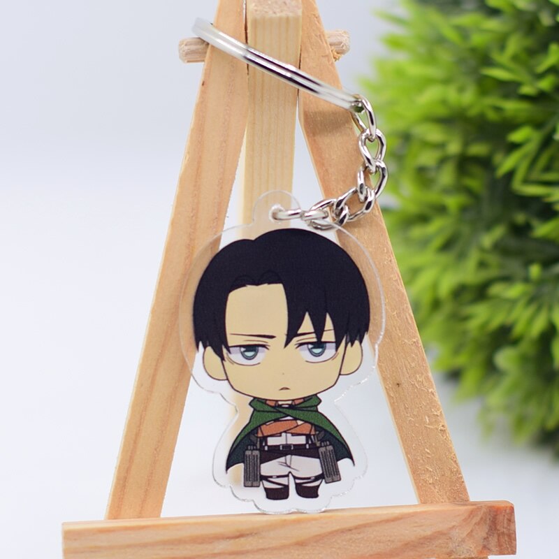 Attack on Titan Cute Character Collectible Acrylic Keychains 1st Set