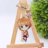 Attack on Titan Cute Character Collectible Acrylic Keychains 1st Set
