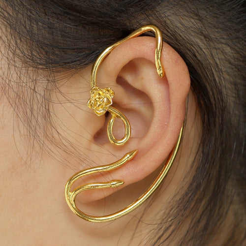 Beauty and the Beast Rose Earring