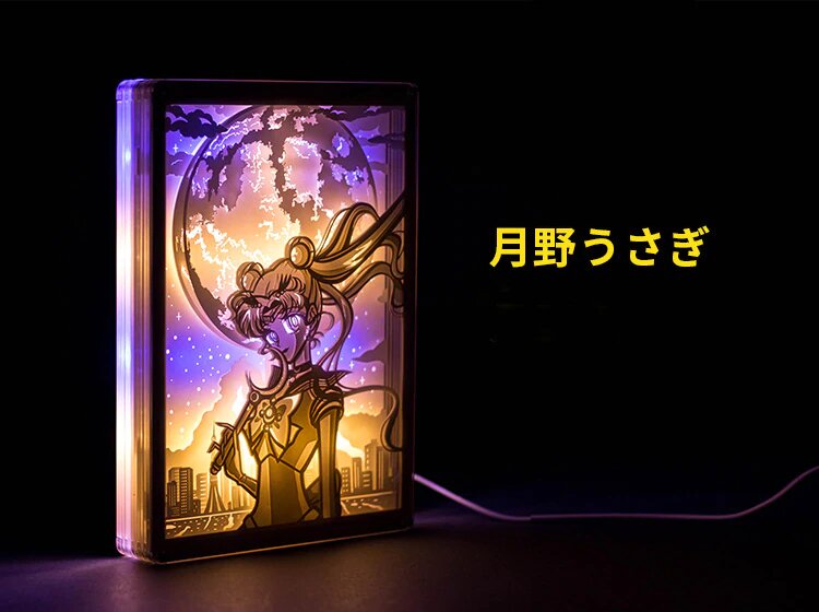 sailor moon Crystal Tsukino Usagi Sailor Venus Sailor Mercury inner senshi LED Night lights gift costume cosplay