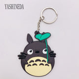 Studio Ghibli's My Neighbor Totoro Cute Anime 3D Figure Soft PVC Key Ring  Double Sided Key Holder Trinket Gift