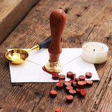 Harry Potter Collectible Vintage Wax Seal Stamp & Spoon Tool for Heating Wax Seal Bead