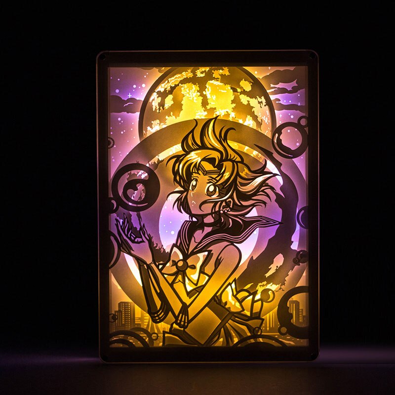 sailor moon Crystal Tsukino Usagi Sailor Venus Sailor Mercury inner senshi LED Night lights gift costume cosplay
