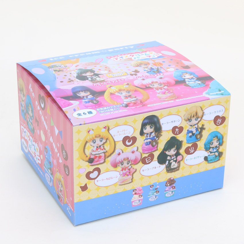 Collectible Sailor Warriors Cute Characters PVC Figure Toy Bundle (6pcs)