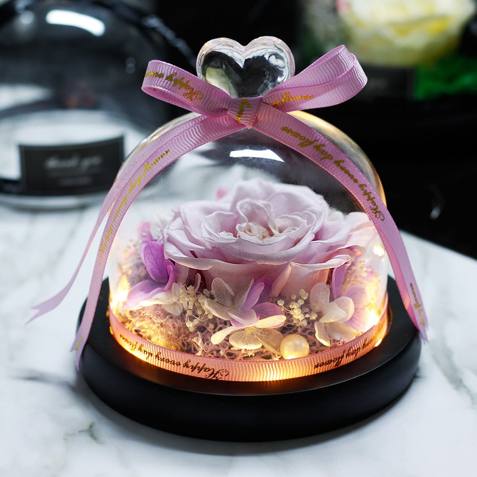 The Beauty and Beast Eternal Rose Anniversary Gift