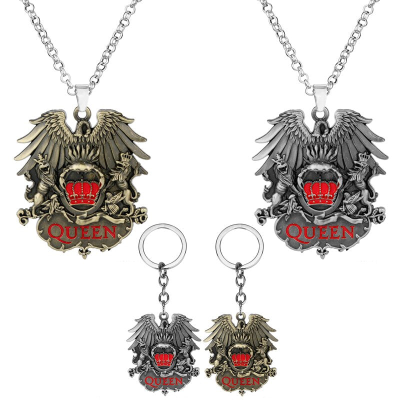 Queen's Bohemian Rhapsody Keychain & Necklace