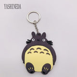 Studio Ghibli's My Neighbor Totoro Cute Anime 3D Figure Soft PVC Key Ring  Double Sided Key Holder Trinket Gift