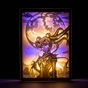 sailor moon Crystal Tsukino Usagi Sailor Venus Sailor Mercury inner senshi LED Night lights gift costume cosplay