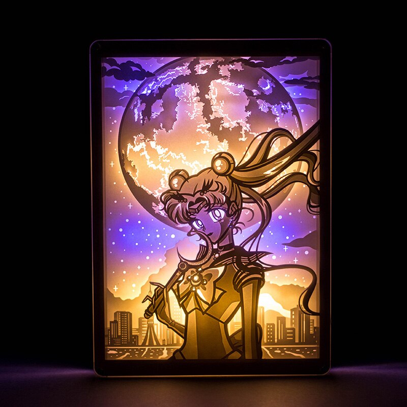 sailor moon Crystal Tsukino Usagi Sailor Venus Sailor Mercury inner senshi LED Night lights gift costume cosplay