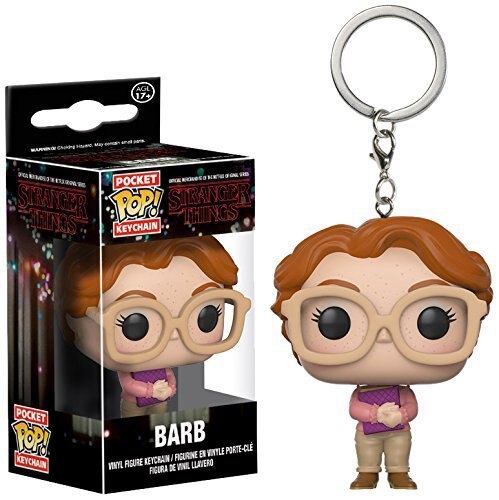 Funko Pop Pocket Stranger Things Keychain Eleven Dustin Barb Demogorgon Action Figures Toys