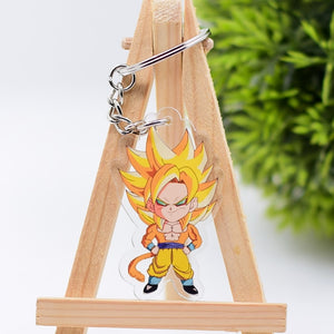 Dragon Ball Key Ring Cute Anime Keychain Accessories