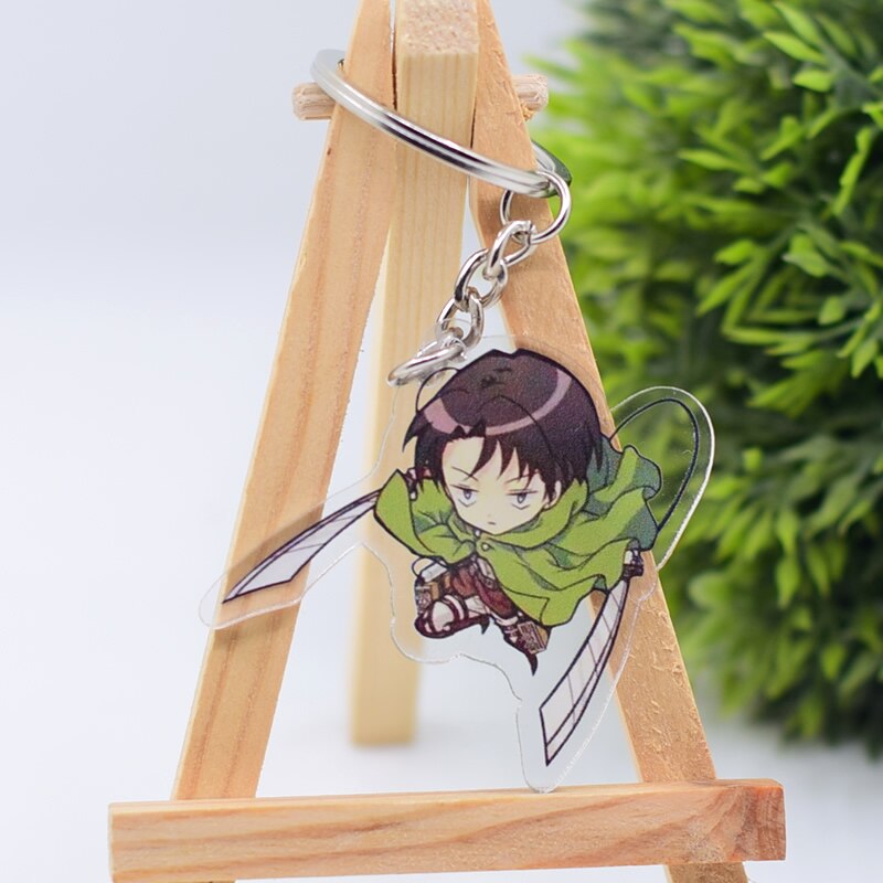Attack on Titan Cute Character Collectible Acrylic Keychains 1st Set