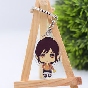 Attack on Titan Cute Character Collectible Acrylic Keychains 2nd Set